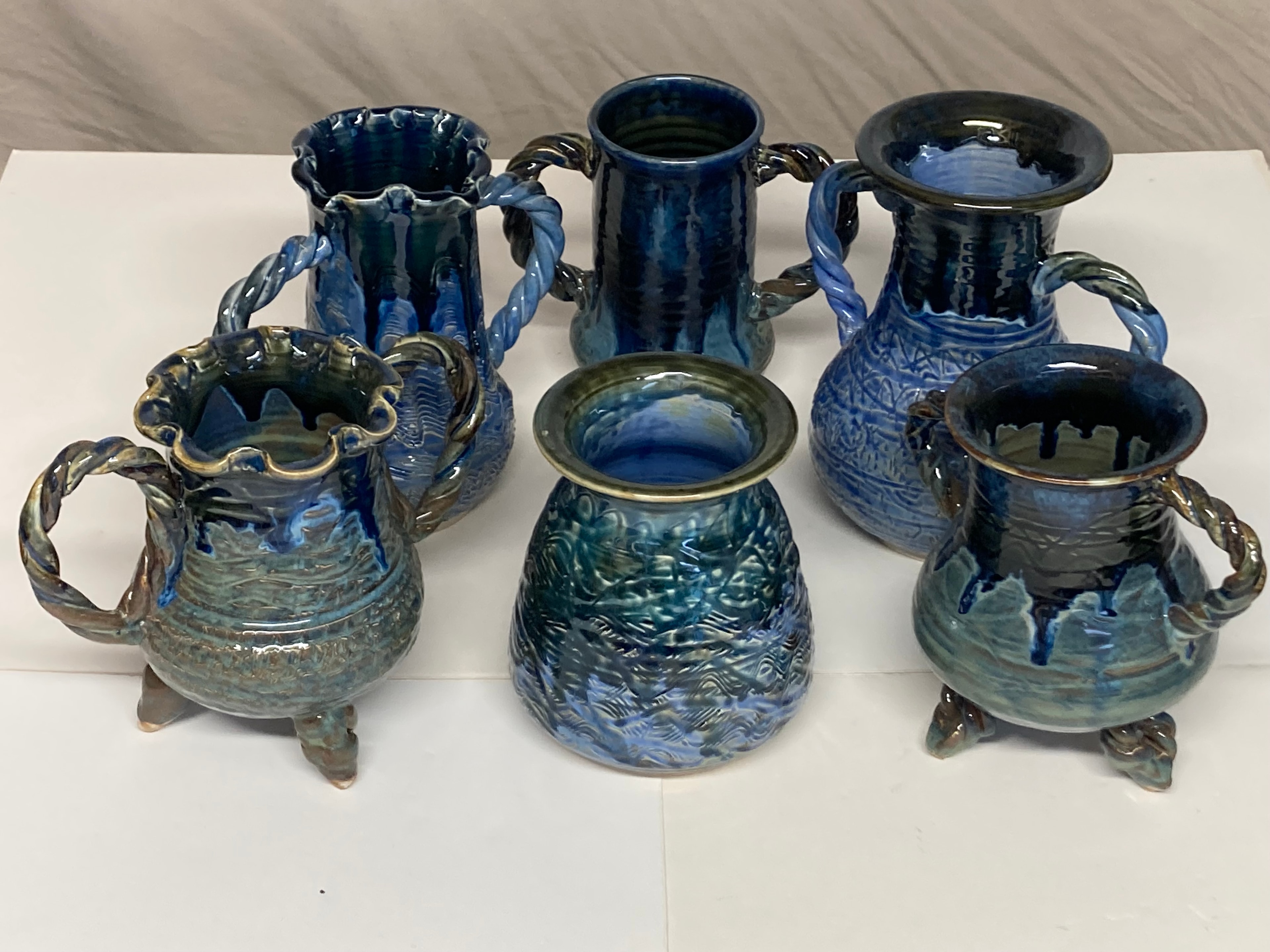 Artist's Choice — Blue Vessel Series — Roland Lebrun